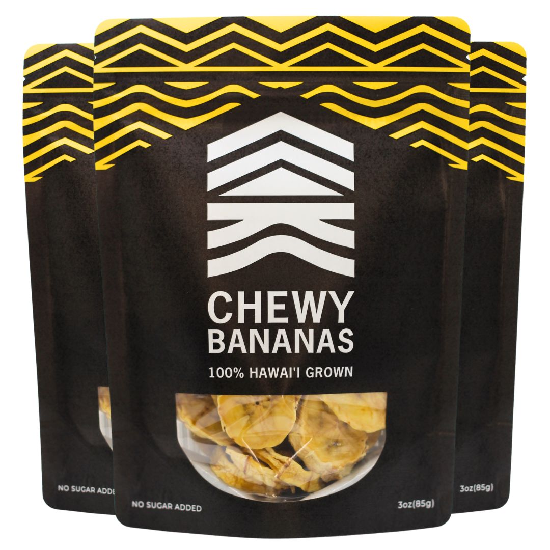 3 Pack - Chewy Bananas