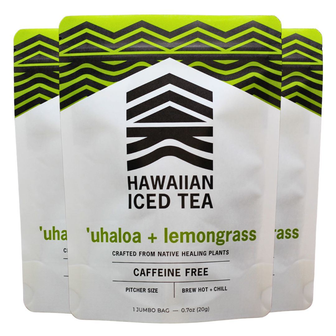 Caffeine Free Hawaiian Iced Tea - ʻUhaloa and Lemongrass – Polipoli Farms